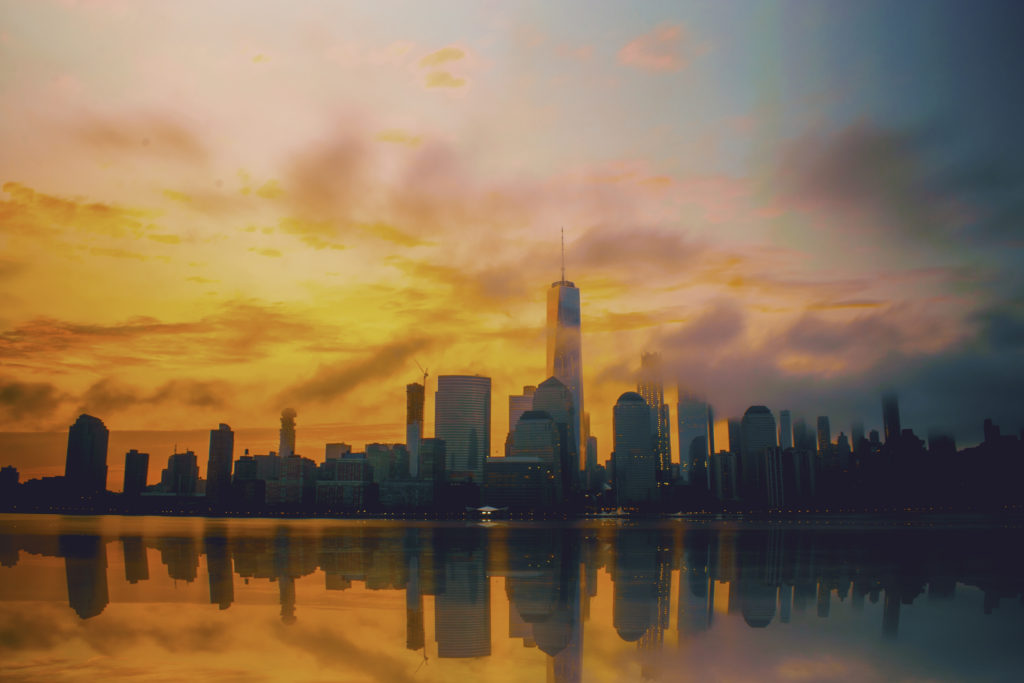 New York Skyline Sunrise - Shahzeb Hyder