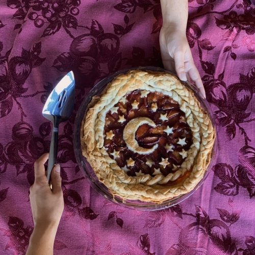 pecan pie by Nabya Haider